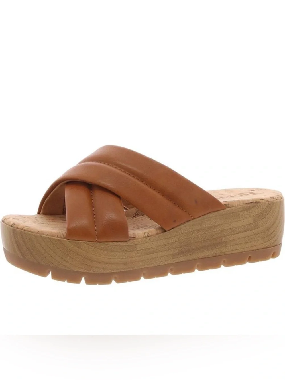 Korks Faithe Crossover Platform Sandal Women’s Size 8M New In Box